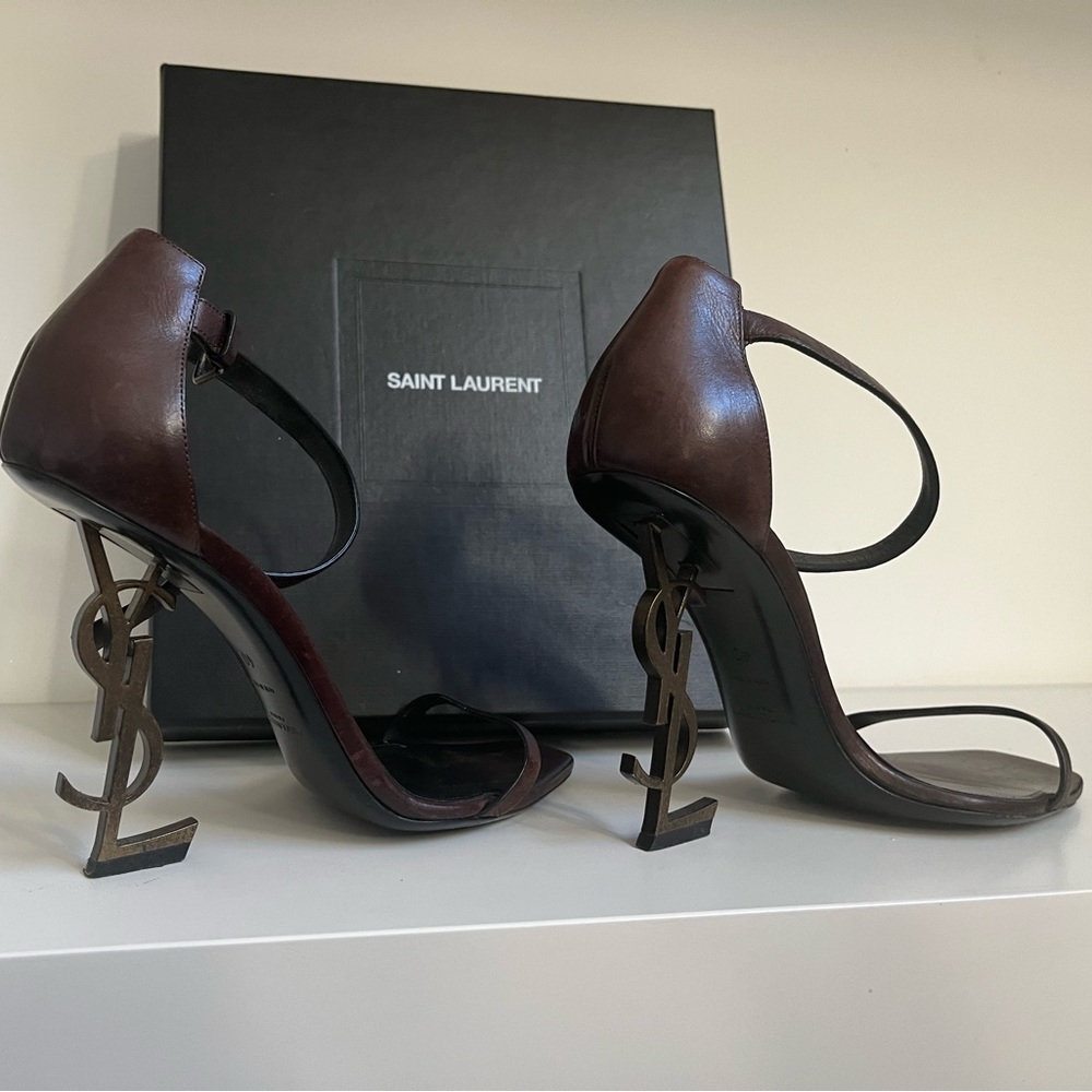 St. Laurent 110 mm Opyum sandal heel